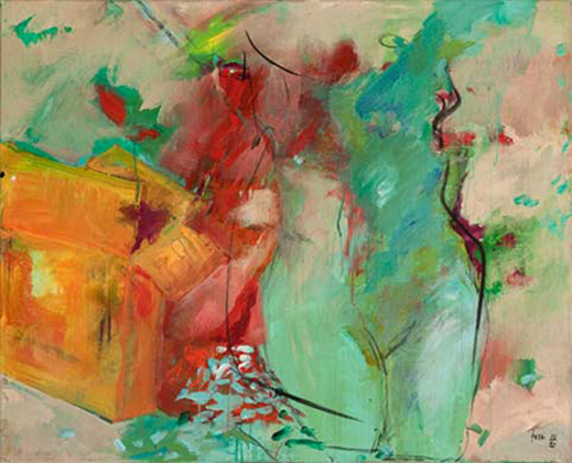 Malerei Ursula Joas 2004 - Bildtitel : Akt