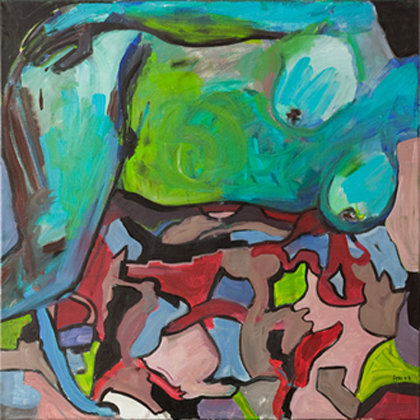 Malerei Ursula Joas 2004 - Bildtitel : Erholung