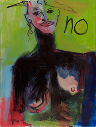 Malerei Ursula Joas 2011 - Bildtitel : NO