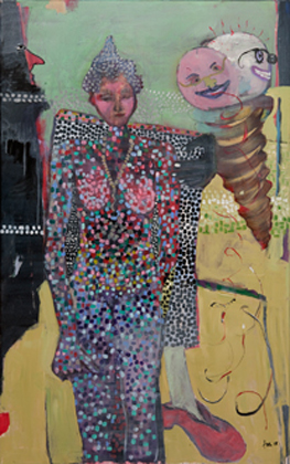 Malerei Ursula Joas 2011 - Bildtitel : Zirkus