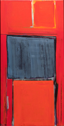 Malerei Ursula Joas 2012 - Bildtitel : Rotes Haus