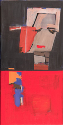 Malerei Ursula Joas 2012 - Bildtitel : Ver-rückt